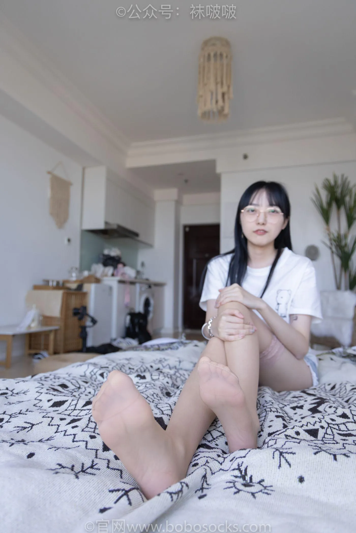 [BoBoSocks袜啵啵]NO.086 稚予-平底鞋、过膝肉丝 [130P]插图7